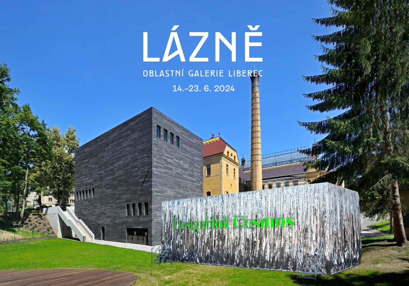 Výstava Designblok Cosmos bude k vidění v zahradě Oblastní galerie Liberec od 14. do 23. června 2024 v rámci galerijního vstupného. Zapište si do diářů slavnostní zahájení výstavy, které proběhne ve čtvrtek 13. června od 19 hodin.