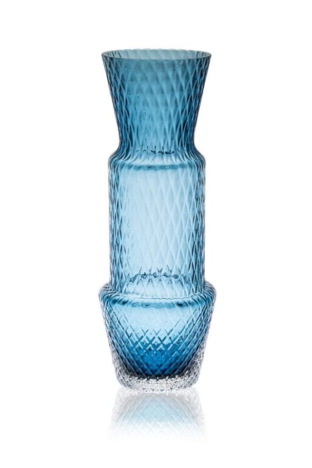 Klimchi x UMPRUM. King Vase in Underlay Blue Smoke, kolekce Royals.